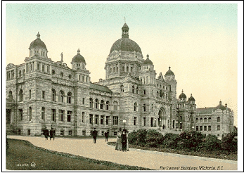 Building of The British Columbia Legislature - Hallmark Heritage Society